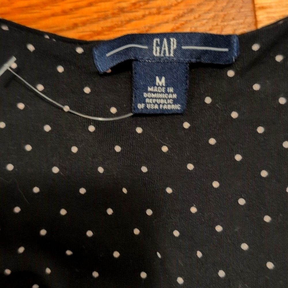 Gap Black Polka Dot Dress - Picture 3 of 4